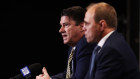 Rugby Australia chairman Hamish McLennan and CEO Phil Waugh.
