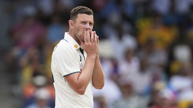 Josh Hazlewood has been ruled out of the first Test in Perth.