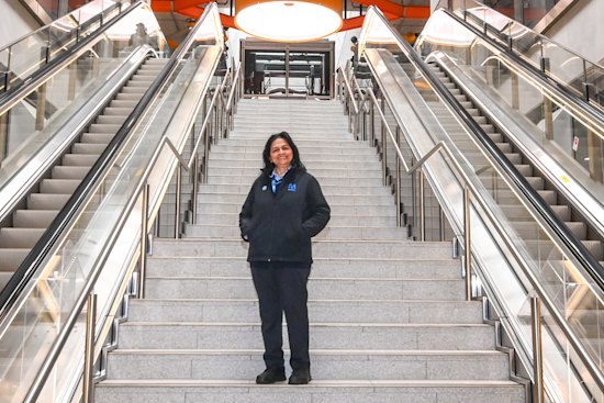 Arden station master Christine Rodrigues. 