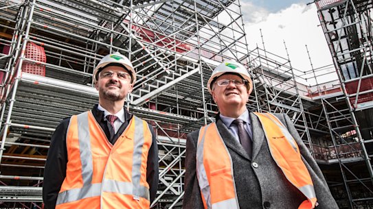 'A bit Grand Designs': On site at the ANU's new $260 million precinct