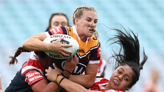 Brigginshaw was crowned the Dally M female player of the year on Monday.