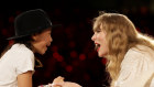Taylor Swift during her performance in Singapore last week.