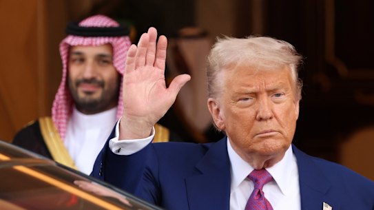 President Donald Trump and Saudi Crown Prince Mohammed bin Salman.