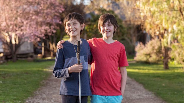 Jarrah Podesta (left): 'I knew I could cope going back to school because I knew Mathilde was still my friend.'