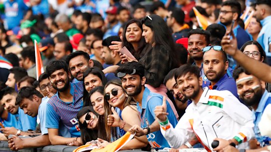 India and Pakistan fans have turned up to the World Cup in vast numbers.
