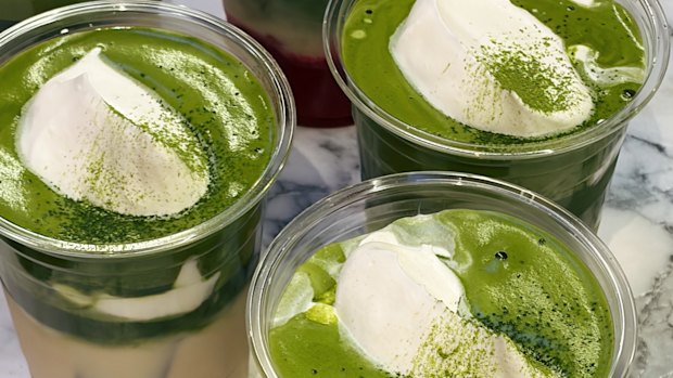 Earl Grey cloud matcha.