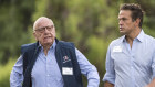 Rupert Murdoch and son Lachlan.