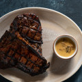 The T-bone steak served up at 6Head Perth. 