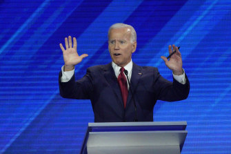 Democratic presidential candidate Joe Biden has lashed out at Trump.