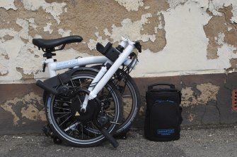 Brompton's electric folder.