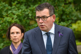 Il primo ministro vittoriano Daniel Andrews. 