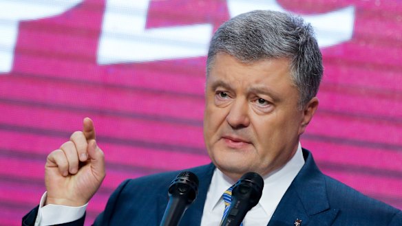 Defeated: Ukrainian President Petro Poroshenko.