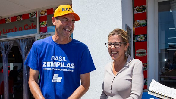 Basil Zempilas and Libby Mettam.