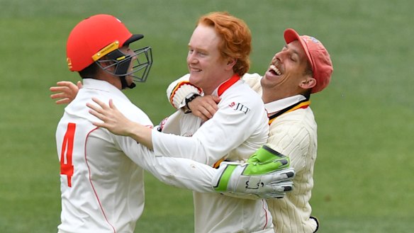 Lloyd Pope is the toast of the town.