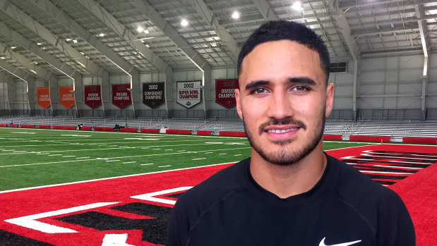 Valentine Holmes is ahead of where running backs coach Jim Bob Cooter thought he would be.