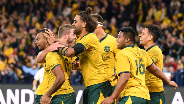 The red card helped Australia run all over the All Blacks in Perth.