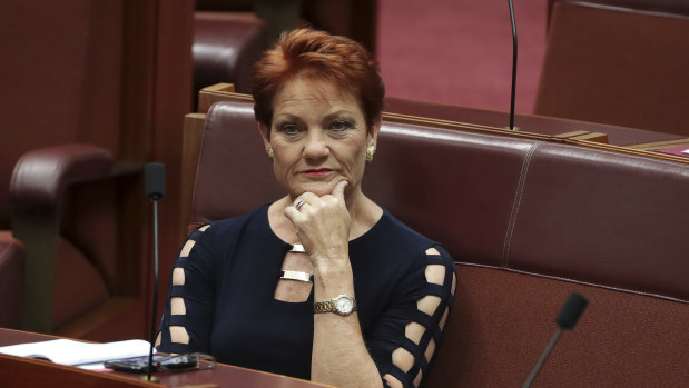 Pauline Hanson has refused to condemn her former colleague Senator Fraser Anning for his Christchurch comments. 