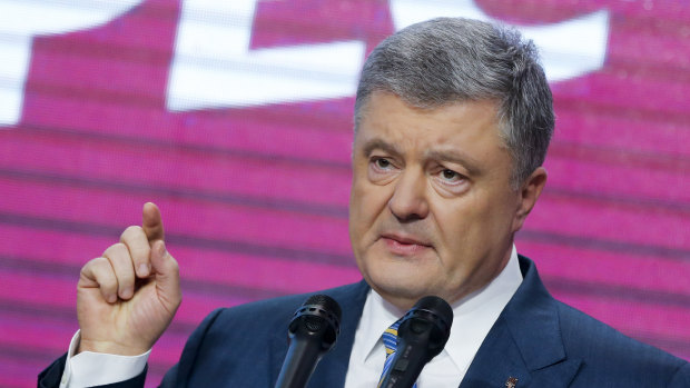 Defeated: Ukrainian President Petro Poroshenko.