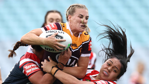 Ali Brigginshaw was crowned the Dally M female player of the year on Monday.