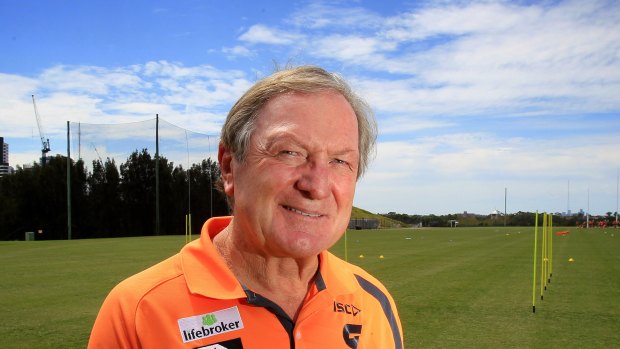 Giant inspiration: Coach Kevin Sheedy played a key role in chossing the team name and colours.