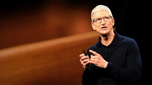 Tim Cook has Apple on track to become the first $US1 tirllion company. 