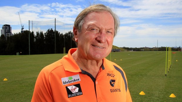 Kevin Sheedy is pleased to see the GWS Giants playing "bruising football".