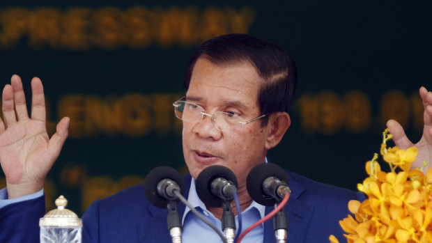 Cambodia's Prime Minister Hun Sen.