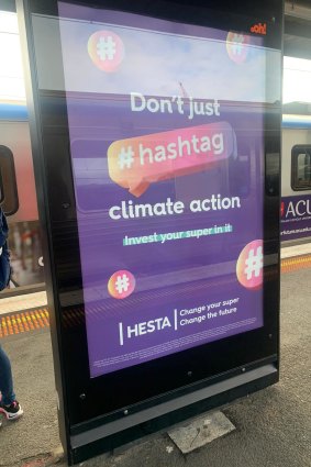 HESTA's advertising campaign launched at the same time it became a substantial shareholder in Cooper Energy. 