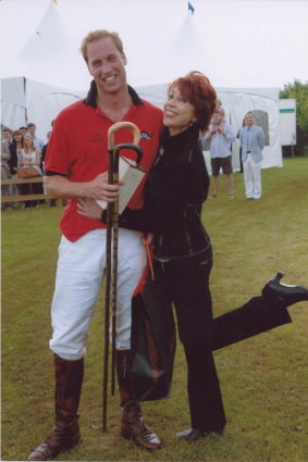 Kathy Lette and Prince William.