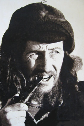 Howard Dengate as a field assistant in the Antarctic in 1973.