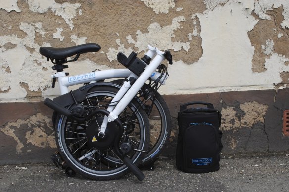 Brompton's electric folder.
