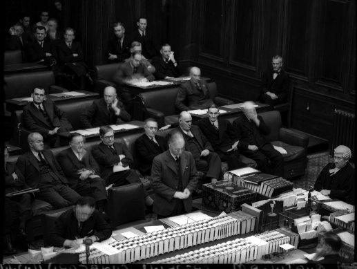 “Our course is clear.” John Curtin addresses Parliament, December 1941.