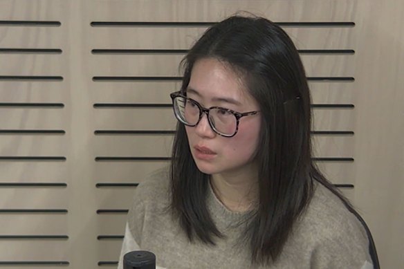 Former Transport for NSW official Katya Wang appears before the ICAC inquiry into kickbacks.