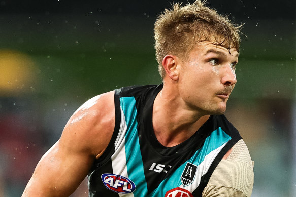 Ollie Wines has signed a contract extension with Port Adelaide.