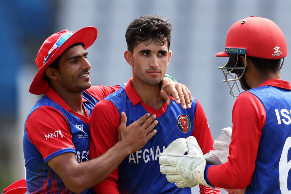 Izharulhaq Naveed at the Under-19s World Cup in January.