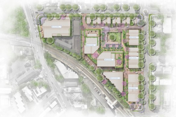 Brisbane City Council has been asked to approve a master plan for the transit-oriented development at Alderley.