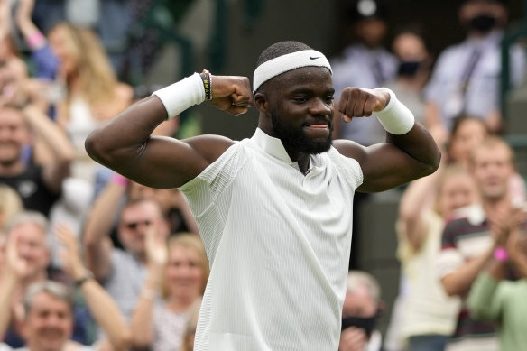 Frances Tiafoe of the US said he lives “for these kind of moments”.
