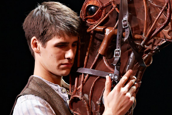 War Horse tells the story of a boy and his beloved horse.