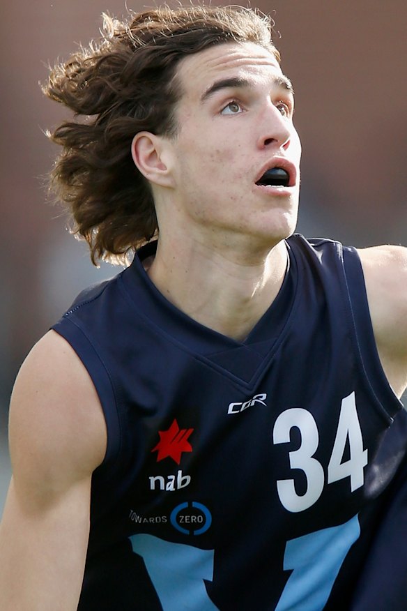 Max King in action during the 2017 under 18 championships.