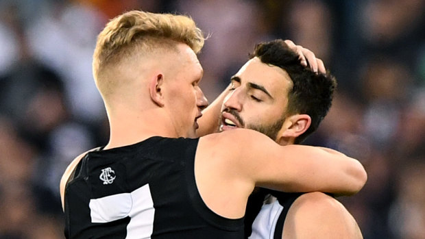 Adam Treloar and Alex Fasolo both return for the Pies this week.
