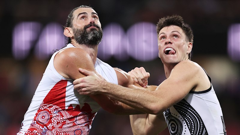 The Sydney Swans were 33 points down against the Collingwood Magpies. Then Brodie Grundy stepped up against his former side after a horror injury to Oscar Steene at the SCG