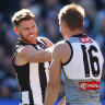 Magpies dealt a bitter injury blow; son of a gun no guarantee to return this week for Blues