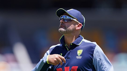 Lyon was spinning a ball of a different kind ahead of the first day’s play.