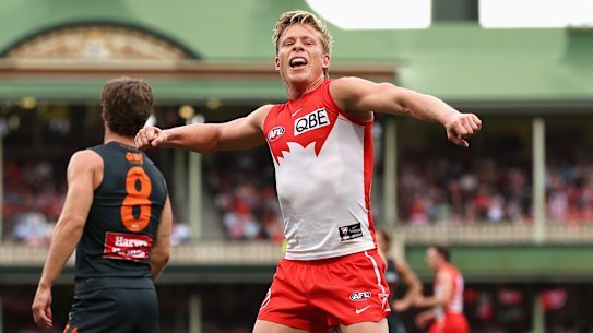 Isaac Heeney has been sensational since half-time.