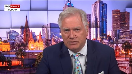 Andrew Bolt reacted to Alan Jones’ arrest on Sky News. 