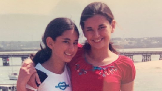 Jamila and her sister as children.