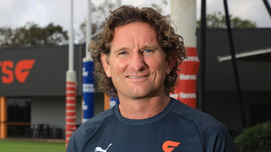 James Hird has been working at GWS in a part-time leadership role this season.