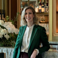 Chef Clare Smyth inside her Sydney restaurant Oncore: “I was the first woman to head a three-star restaurant in England. And that made me think: ‘What if I’m the first woman to lose the third star? Maybe people will think women aren’t strong enough.’ I put a lot of pressure on myself about that.”  