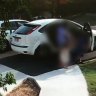 Woman and children threatened by man with knife and sword in Brisbane