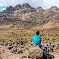 Mount Kenya suffers nothing from being of a lower elevation than Kilimanjaro. 